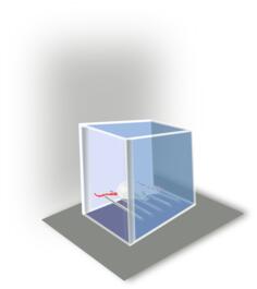 Conditioning box vector drawing