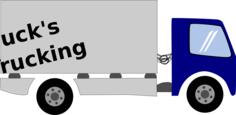 Vector image of removals truck