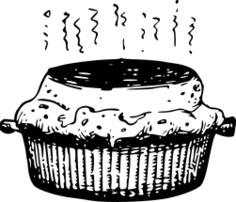 Hot pie vector illustration