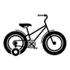 Kid's bike vector illustration