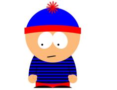 Cartmen character from South Park vector image