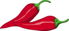 Vector illustration of Mexican chili peppers