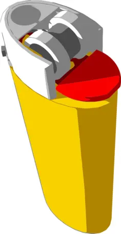 Vector image of plastic kettle