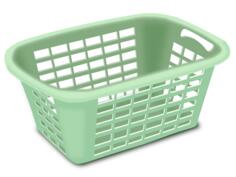 Plastic laundry basket vector drawing