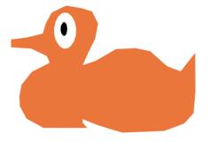 Bath duck vector illustration