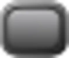 Vector illustration of plastic computer button