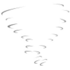 Vector clip art of weather forecast color symbol for tornado