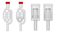 Homebrewing airlocks vector image