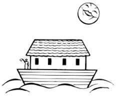 Noah's ark vector image