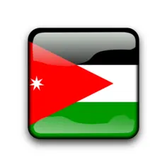 Jordan flag vector