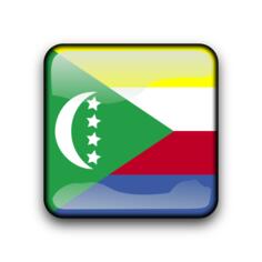 Comoros island flag vector