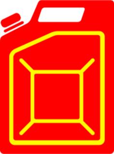 Vector illustration of fuel canister