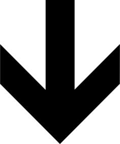 AIGA back or down arrow sign vector image