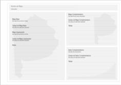 GIS document template vector image