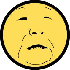 Baba Vanga smile smiley vector image