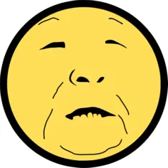 Baba Vanga smile smiley vector image
