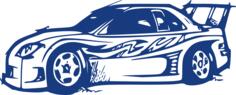 Sportscar vector graphics