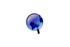Search OS icon vector drawing