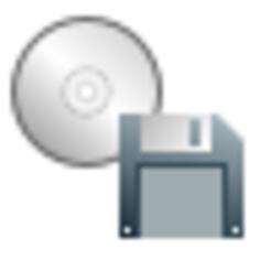 CD or floppy disk icon vector image