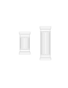 Marble columns vector image