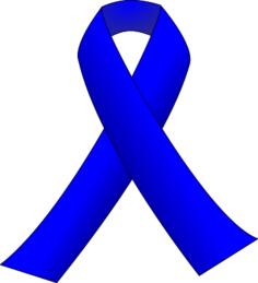 Blue ribbon vector clip art