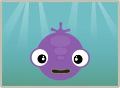 Cute fish vector illustration