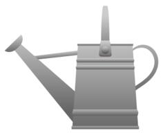 Watering can vector illustration