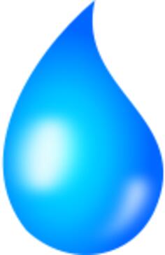 Water drop vector graphics