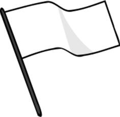 Waving white flag