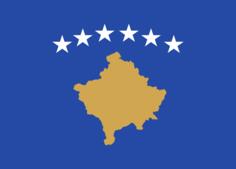 Kosovo Flag Vector