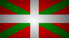 Basque flag vector