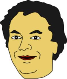 Vector illustration of mid-aged man avatar