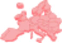 Vector clip art of 3D map of Europe