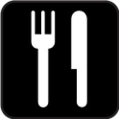 Pictogram for a restauran vector image