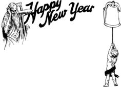 Happy New Year handover illustration