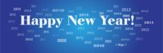 Happy New Year 2012 sign vector image
