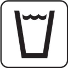 US National Park Maps pictogram for safe to drink water vector image