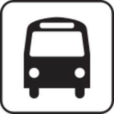 US National Park Maps pictogram for bus stop vector image