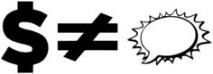Dollar sign and speech bubble vector