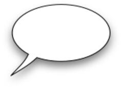 Cartoon speech bubble vector image