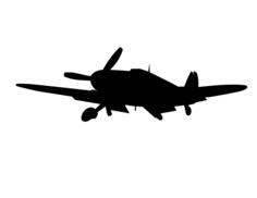 Messerschmidt Bf109G aircraft vector graphics