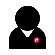 Black matrix avatar vector illustration