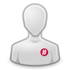 Red matrix woman avatar vector image