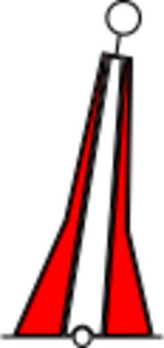 Water buoy vector illustration