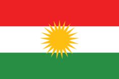Flag of Kurdistan vector