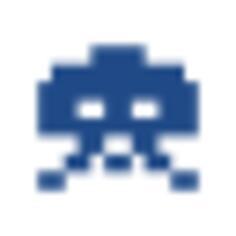 Space invaders pixel art icon vector image