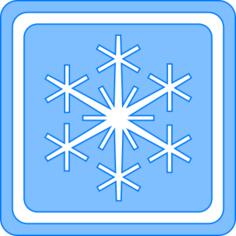 Winter season sign vector image