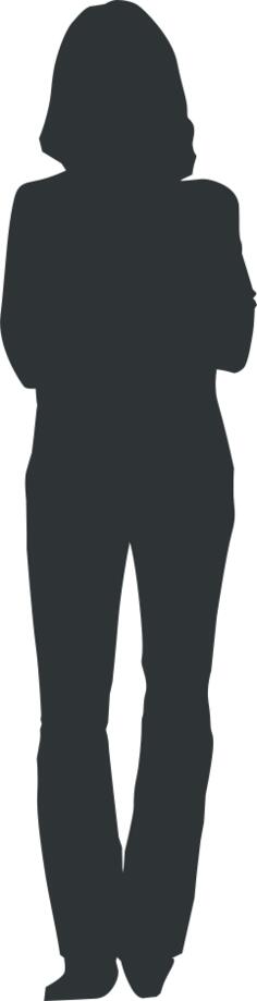 Woman silhouette vector graphics
