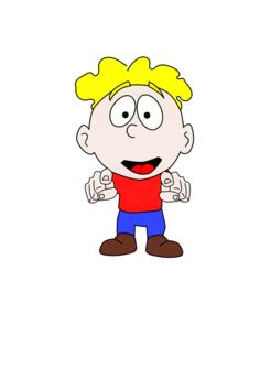 Happy bay vector drawing