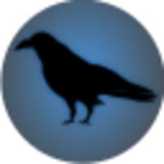 Raven icon vector image